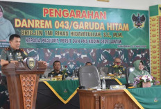 Kunjungi Kodim Lampung Timur, Danrem Gatam Berikan Penekanan Tentang Hal Ini Ke Prajurit
