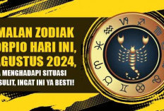 Ramalan Zodiak Scorpio Hari Ini, 14 Agustus 2024, Jika Menghadapi Situasi yang Sulit, Ingat Ini Ya Besti!