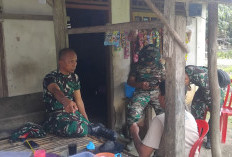 Duduk Dipance Warung, Wadansatgas TMMD 128 Kodim 0405 Lahat Lakukan Hal Ini, Intip Yuk