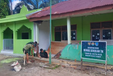 Berikut Lokasi Rehab Sekolah TK Al Muslimun yang Dilakukan Satgas TMMD ke-128 Kodim Lahat