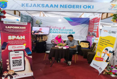 Waw! Ada Stand Pameran Kejari OKI di Perayaan HUT Ke-79 OKI