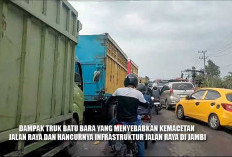 Truk Batubara Penyebab Kemacetan dan Perusak Jalan, Mahasiswa Universitas Andalas Minta ini ke Pemprov Jambi