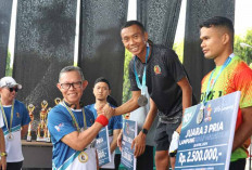 Atlet Lari Yonif 143/TWEJ Kembali Raih juara Dalam Ajang Kompetisi Lampung Half Marathon 