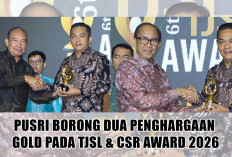 Aksi Nyata ESG, Pusri Palembang Borong Dua Penghargaan Gold di TJSL dan CSR Award 2026!