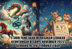 Besok, 7 November 2025: 5 Shio Ini Akan Merasakan Ledakan Keuntungan, Gerbang Rezeki Terbuka Lebar