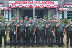 Lepas 7 Anggota Pindah Satuan, Dandim Lampung Timur Berikan Pesan Menyentuh Hati