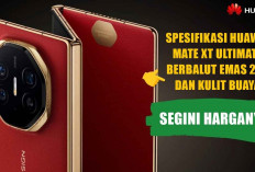 Huawei Mate XT Ultimate: Ponsel Lipat Tiga Layar Pertama di Dunia Berbalut Emas 24K dan Kulit Buaya, Harganya?