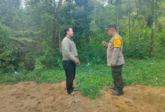 Bhabinkamtibmas Polsek Tanjung Batu Sambangi Warga, Ini yang Disampaikan