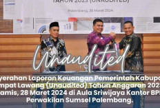 Pemkab Empat Lawang Serahkan Laporan Keuangan ke BPK RI Perwakilan Sumatera Selatan