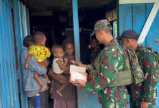 Begini Cara Satgas Yonif 141 Aneka Yudha Jaya Prakosa Tunjukkan Kepedulain Ke Masyarakat Perbatasan