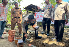 Bangun Rumah Layak Huni di Pemulutan Selatan, Polres Ogan Ilir Gandeng Baznas