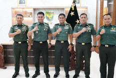 Orang Nomor 1 di Kodam II Sriwijaya Sambut Kunjungan Tim Aswaslat Kodiklat TNI-AD