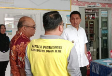Bupati Panca Sidak Puskesmas Payaraman, Himbau Masyarakat Manfaatkan Program Presiden Cek Kesehatan Gratis