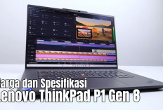 Harga dan Spesifikasi Lenovo ThinkPad P1 Gen 8!