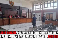 Vonis Lebih Ringan, Pegawai BRI Dihukum 3 Tahun Penjara Tanpa Sanksi Bayar Uang Pengganti, Kok Bisa?