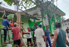 Jalin Kebersamaan, Prajurit Kodim Lampung Selatan Gotong Royong Bangun Masjid