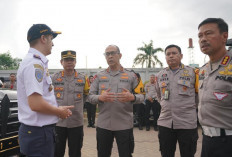 Pengawasan Kendaraan Barang, Kapolda Sumsel Melakukan Peninjauan UPPKB Kertapati Palembang