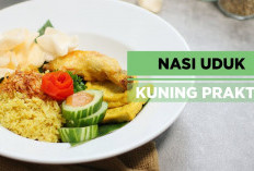 Yuk Sarapan Buat Keluarga! Resep Nasi Uduk Kuning Praktis Bikinnya Sat Set