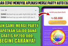 Main Game Merge Party Dapatkan Saldo DANA Gratis Rp200.000, Begini Caranya!