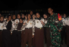 Acara Api Unggun Bersama Peserta Persami KKRI Kodam II Sriwijaya, Ada Sosok Pejabat Tinggi Kodim Palembang