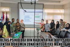 Ikuti Submit Dokumen Zona Integritas Menuju WBK, Dekan Fakultas Psikologi UIN Raden Fatah Optimis Luar Biasa