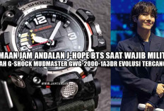 Samaan Jam Andalan J-Hope BTS Saat Wajib Militer, Inilah G-Shock Mudmaster GWG-2000-1A3DR Revolusi Tercanggih