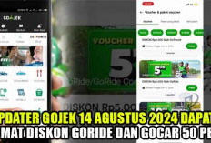 Updater GoJek 14 Agustus 202 Dapatkan Hemat Diskon GoRide dan GoCar 50 Persen