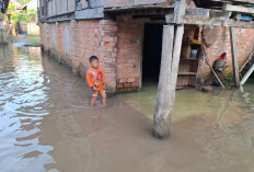 Puluhan Rumah di Rambang Kuang Ogan Ilir Terendam Banjir, Polisi Lakukan ini