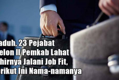 Waduh, 23 Pejabat Eselon ll Pemkab Lahat Akhirnya Jalani Job Fit, Berikut Ini Nama-namanya