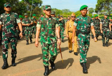 Sambangi Musi Rawas, Pangdam Pastikan Kesiapan Operasional Satuan Yon TP 947 Pangeran Amin