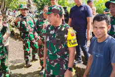 Rehab RTLH Titik 3 Ditinjau Langsung Wakil Bupati Lahat Bersama Tim Wasev Staf PJO TMMD di Desa Ini