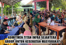 2 Anak Usaha Titan Infra Sejahtera Group Bergerak, Warga 4 Kabupaten di Sumsel Tersenyum Sehat