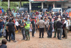 Polres Lahat Laksanakan Pengawalan dan Pengamanan Unras Warga Partikal Lama, Ini Masalahnya 