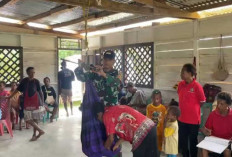 Tingkatkan Kesehatan Ibu dan Anak di Perbatasan, Ini Langkah Satgas Yonif 144 Jaya Yudha