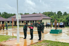 Satgas Yonif 144 Jaya Yudha Upacara Bersama di Perbatasan, Ternyata Dalam Rangka Ini