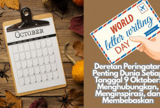Deretan Peringatan Penting Dunia Setiap Tanggal 9 Oktober: Menghubungkan, Menginspirasi, dan Membebaskan
