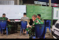 Pasiter Kodim 0405 Lahat Pantau Agenda Sasaran Fisik dan Non Fisik TMMD ke 128, Intip Yuk 