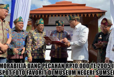 Catat! Asal-Usul Memorabilia Uang Pecahan Rp10.000 TE 2005 yang Jadi Spot Foto Favorit di Museum Negeri Sumsel