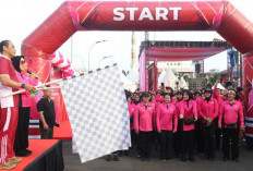 Wah! Ada Olahraga Bersama Dilaksanakan Bhayangkari PD Sumsel, Dalam Rangka Apa?