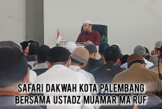 Lautan Jemaah Padati Masjid Nurhasanah Palembang, Ustadz Muamar Ma'ruf Sentil Keras Judi Online