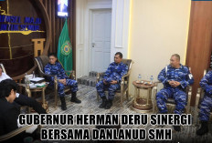 Danlanud SMH Temui Gubernur Herman Deru, Bahas Pemanfaatan Aset Hingga Pemberangkatan Jamaah Haji