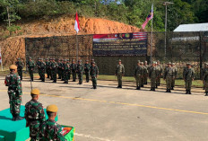 Satgas Pamtas Yonarhanud 12/SBP dan Tentara Diraja Malaysia Gelar Patroli Bersama
