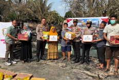 Implementasi Polri Presisi, Ini Cara Kapolres Prabumulih Ringankan Beban Warga Terdampak Bencana
