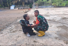 Ini Gambaran Kuat Hubungan TNI dan Masyarakat di Desa Lubuk Tampang