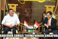 Konjen Singapura Temui Gubernur Sumsel Herman Pribadi, Penerbangan Langsung SMB II-Changi Dibuka Kembali!