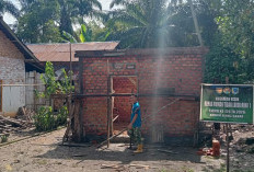 Papan Mal Terpasang Keliling, Rehab RTLH TMMD 128 Titik 1 Siap Sambut Adonan Semen