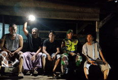 SIAP-SIAP! Anggota Koramil 405-01 Tebing Tinggi Dibantu Warga Lakukan Patroli Satkamling 