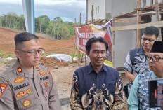 Tinjau Bedah Rumah di Puncak Kemuning, Wakapolres Lubuklinggau: Progres Pembangunan Capai 70 Persen
