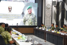 Ikuti Vicon Evaluasi Brigif dan Yonif TP, Kasdam II Sriwijaya Pastikan Satu Hal Ini