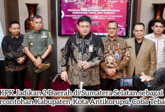 KPK Jadikan 2 Daerah di Sumatera Selatan sebagai Percontohan Kabupaten-Kota Antikorupsi, Coba Tebak?